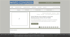 Desktop Screenshot of infocongressi.com