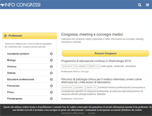 Tablet Screenshot of infocongressi.com